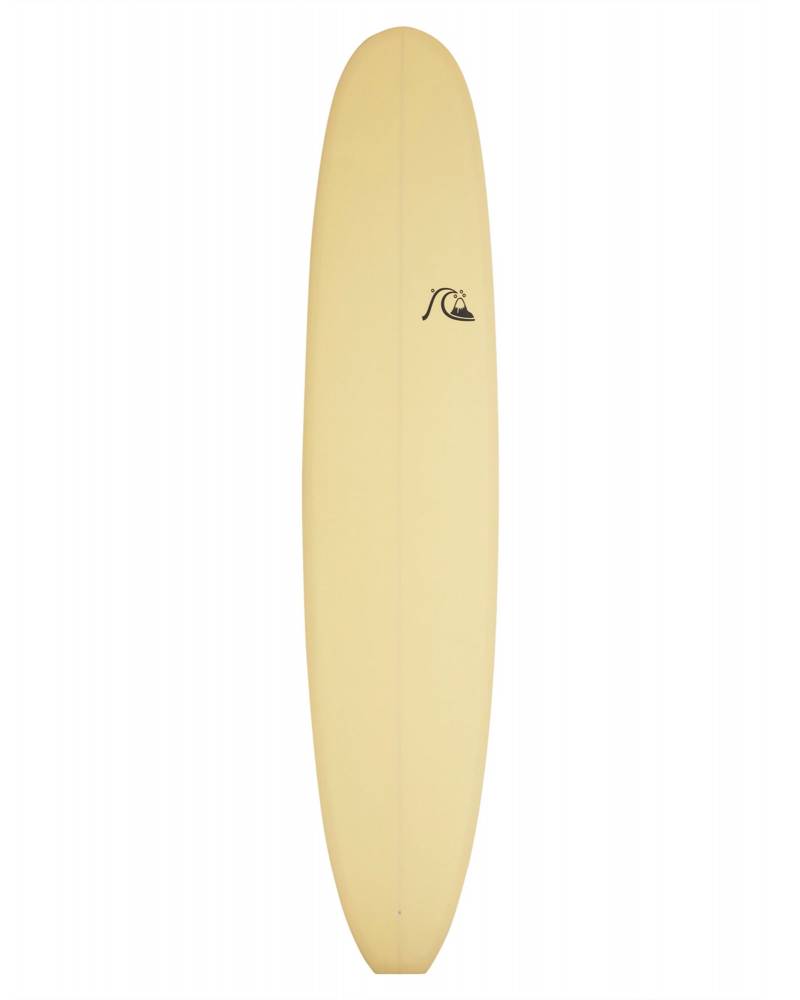 Quiksilver Classy Longboard Vintage Log Surfboard - Yellow tint (Quiksilver) - 9' 1" x 22 7/8" x 2 7/8" x 70.5L