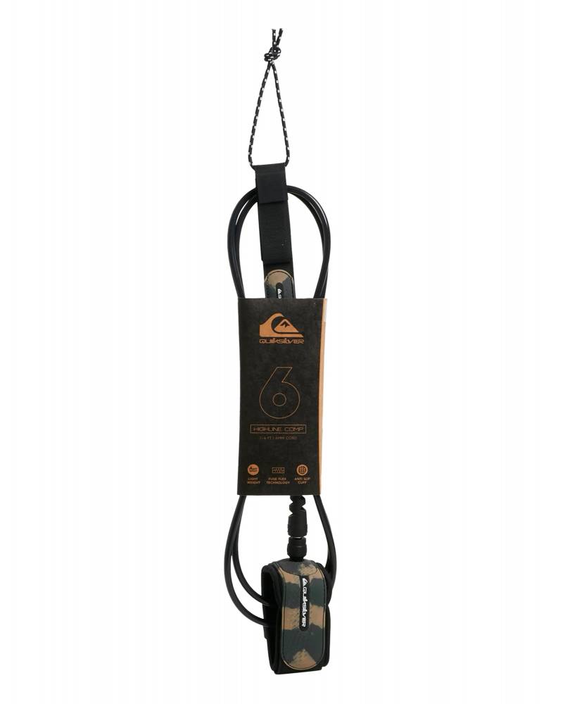 Quiksilver Highline Comp 6ft Premium Leash - Army Camo