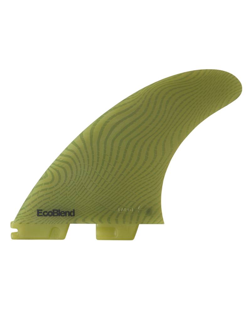 FCS II Carver Neo Glass Tri Fins - Eucalyptus - M - Back