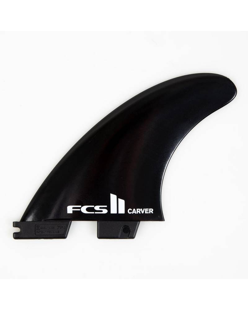 FCS II Carver Glass Flex Tri Fins Black - L