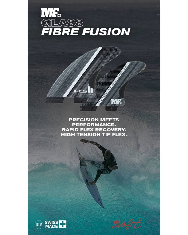 丈*様 【最新作】FCS2 Mick Fanning Fibre Fusion FCS II Mick Fanning Glass Fibre Fusion Tri Fin Set - FCS US