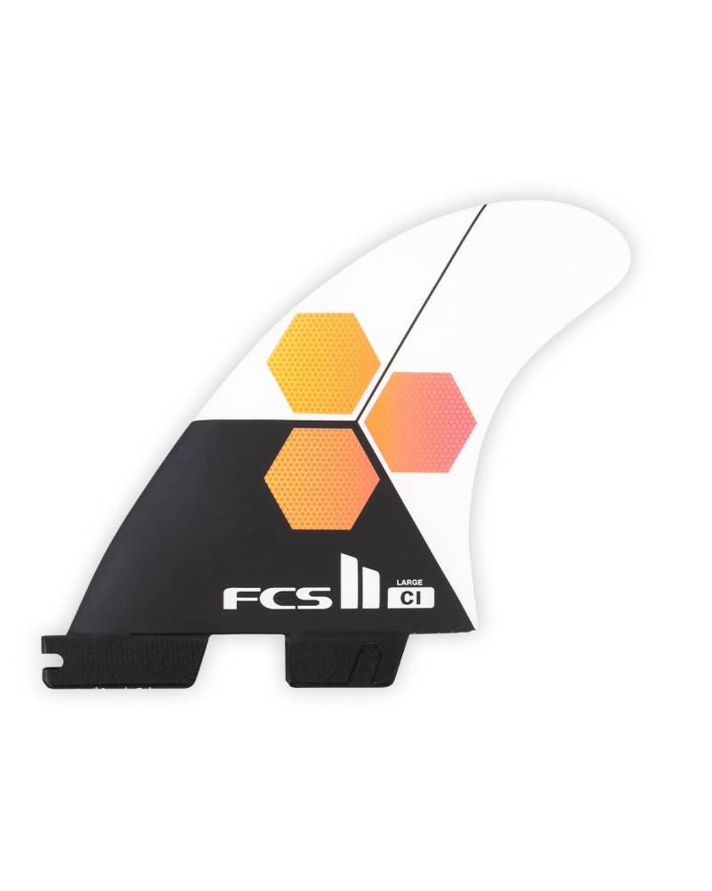 CI Tri Fins White - L