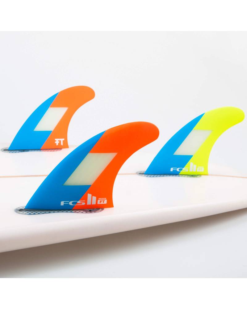 Surfboard Fin | FCS II Filipe Toledo PC Tri Fins | Boardcave Australia