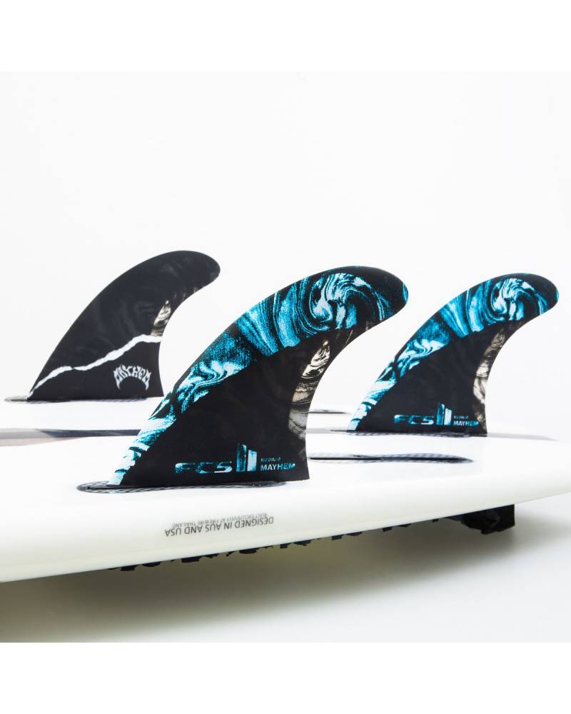 FCS II MB PC Carbon Blue 5-Fin - M 