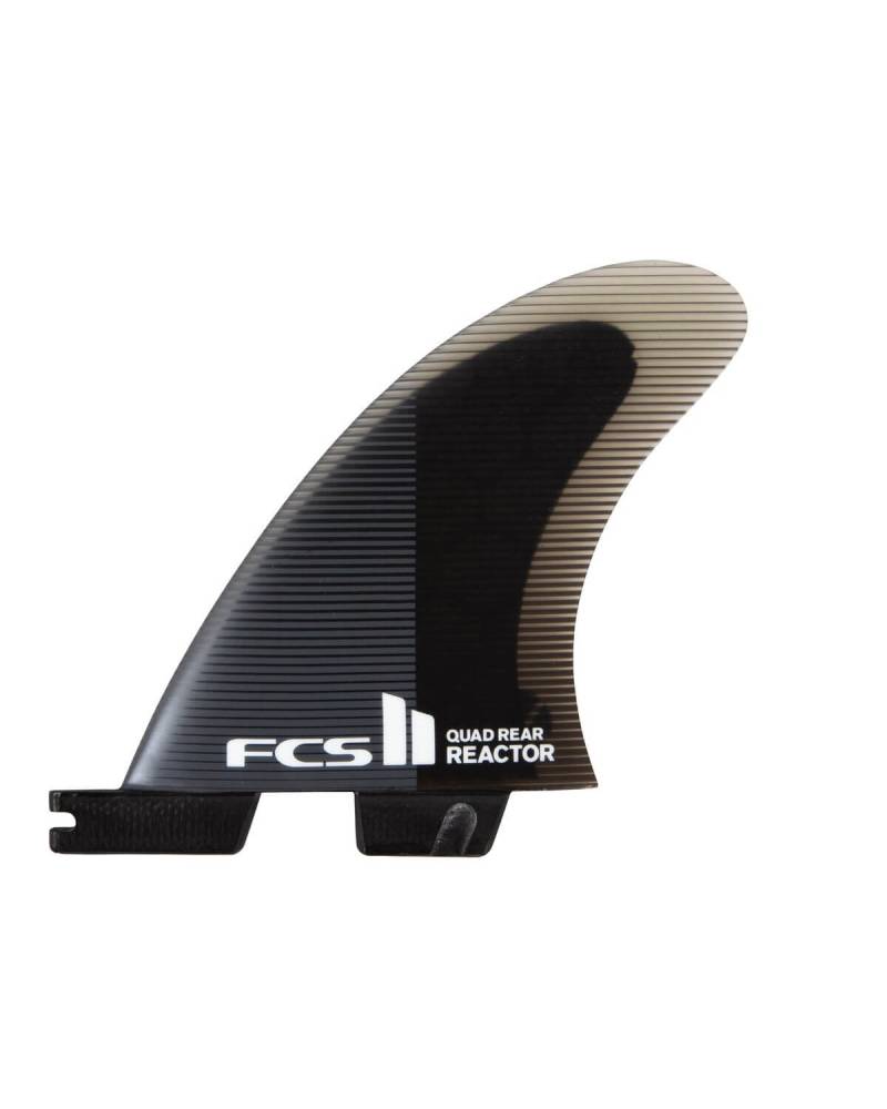FCS II Reactor PC Quad Rear Fins - Black/Charcoal