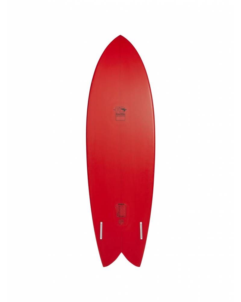 Fish - Clear Deck/Red Bottom