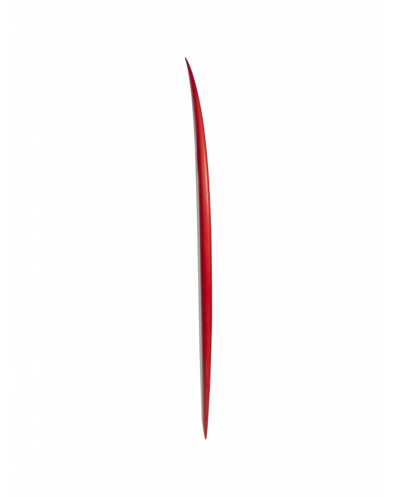 Fish - Clear Deck/Red Bottom (FCD Surfboards) - 5' 10" x 20.68 x 2 1/2" x 36L - Futures