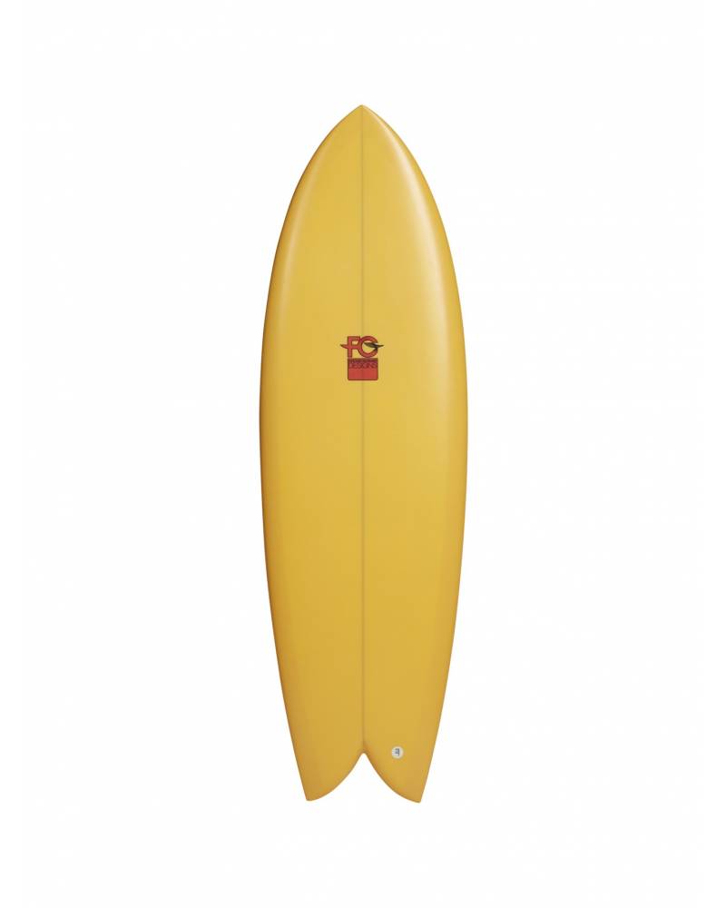 Fish - Peach Orange (FCD Surfboards) - 5' 4" x 19.27 x 2.26 x 28L - Futures
