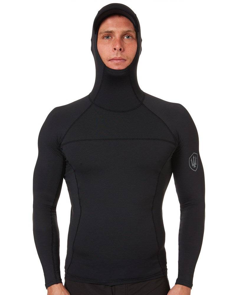 FK Mens L/S Hooded Neo Lycra Vest
