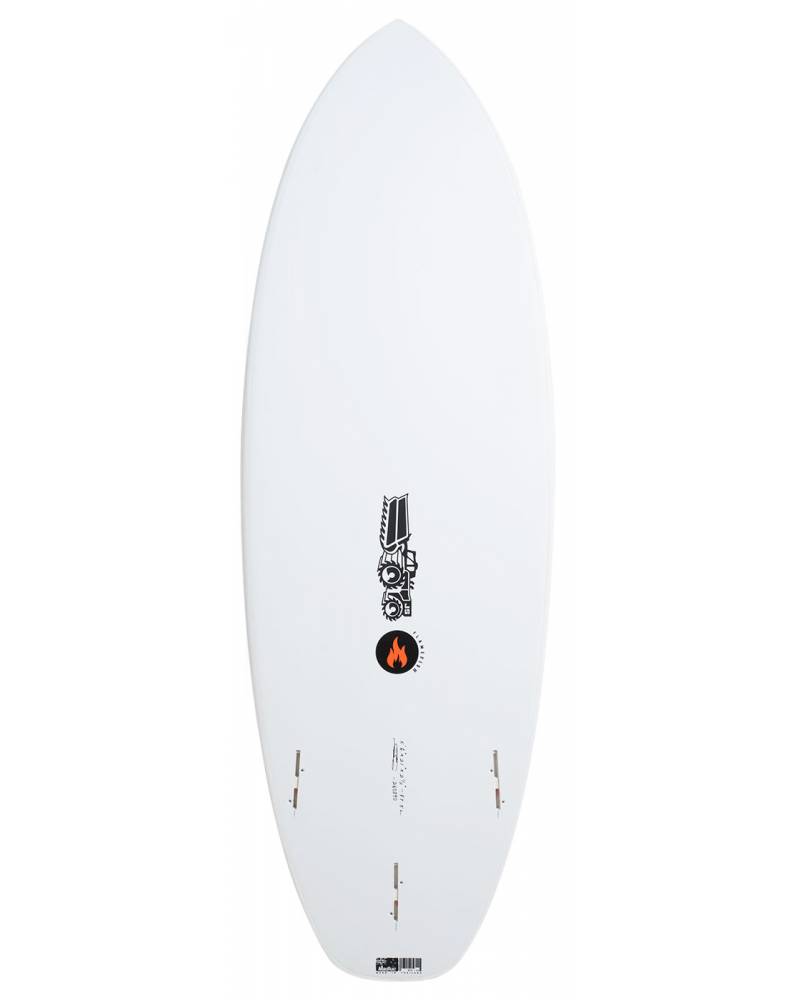 Flame Fish Softboard - White