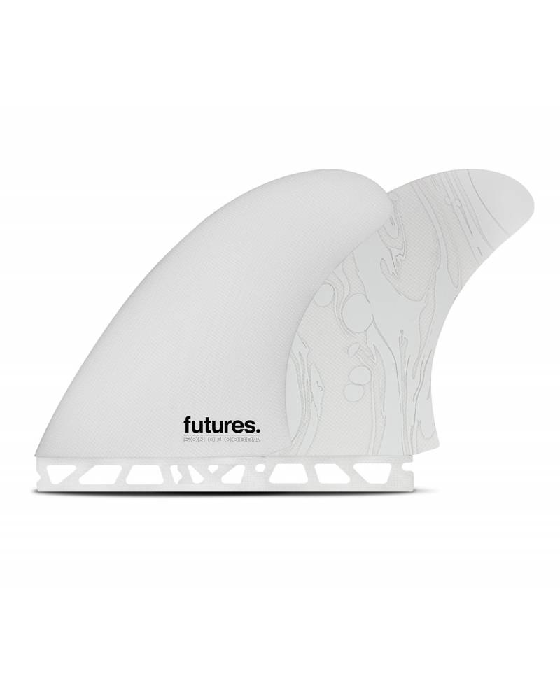 Futures Fins Son Of Cobra Twin - White