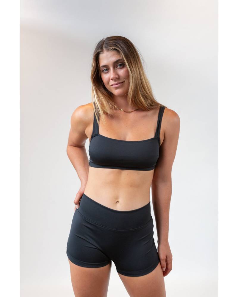 Gidget Top Black in Recycled NylonGidget Top Black in Recycled Nylon