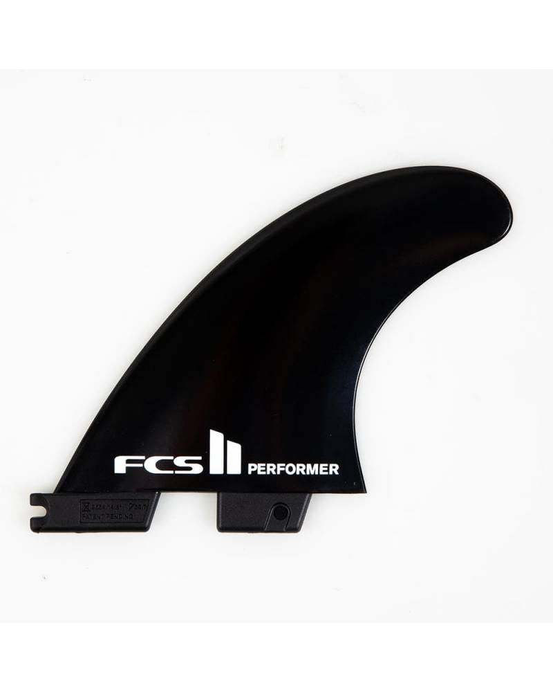 FCS II Performer Glass Flex Tri Surfboard Fin - Medium - Black