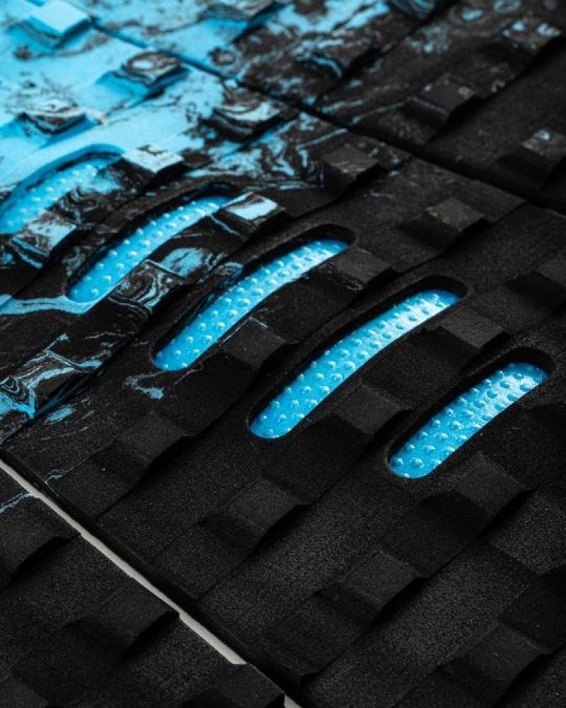Mick Fanning Tail Pad - Black Fade Cyan