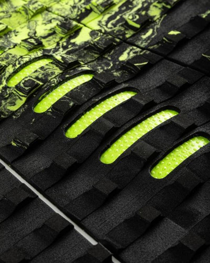 Mick Fanning  Tail Pad - Black Fade Lime