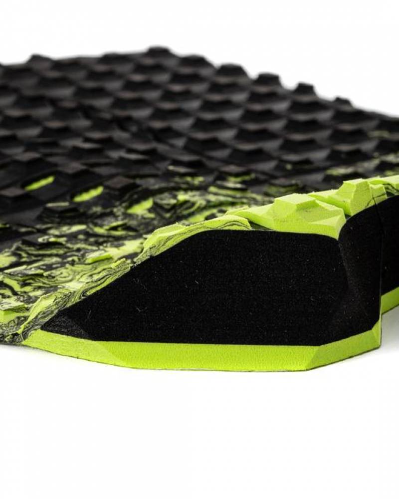 Mick Fanning  Tail Pad - Black Fade Lime