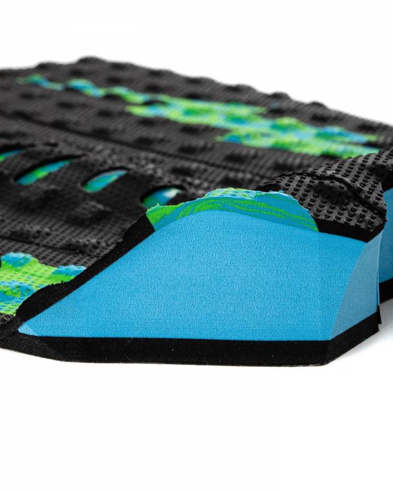 Mick Eugene Fanning Lite Tail Pad - Black / Cyan / Green