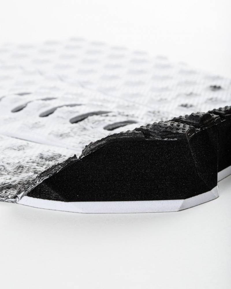 Mick Fanning Lite Tail Pad - White Fade Black
