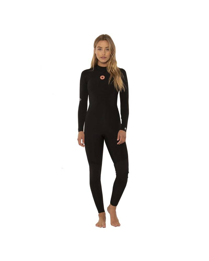 7 Seas 4/3 Back Zip Full - Black Wetsuit