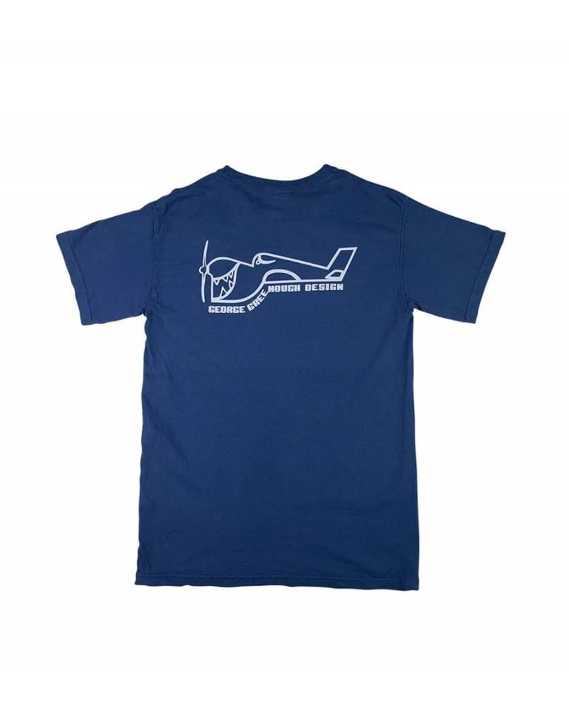 Greenough Airplane Tee - Cobalt
