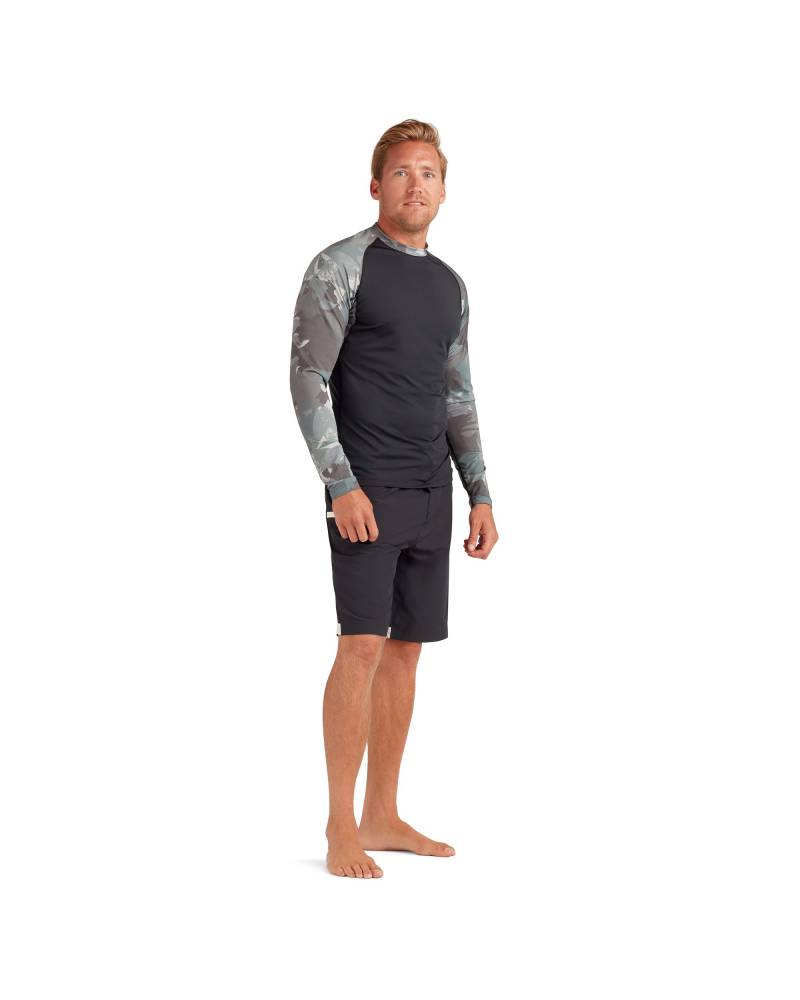 HD Snug Fit Long Sleeve Rashguard Crew - Apex Camo Small 
