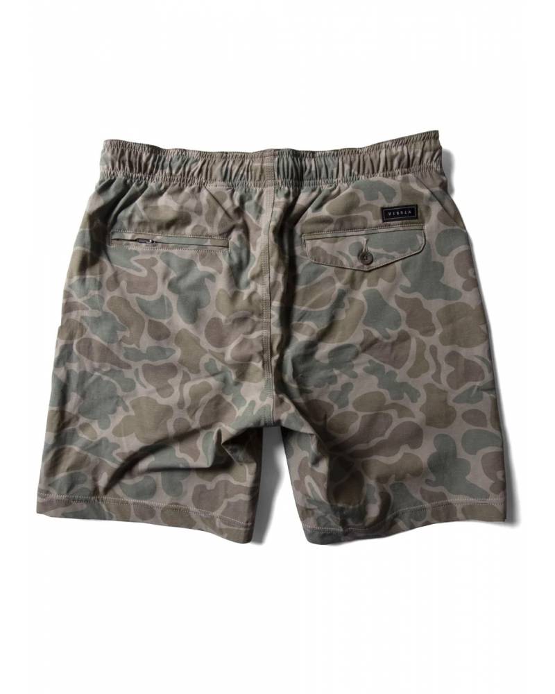 Hemp No See Ums Eco 18" Elastic Walkshort - Camo
