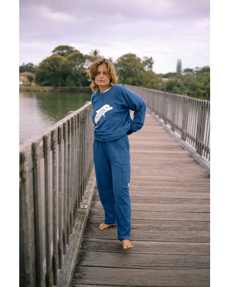 Sweater on bridge posing