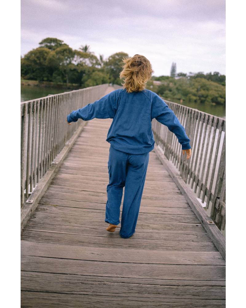 Sweater walking away