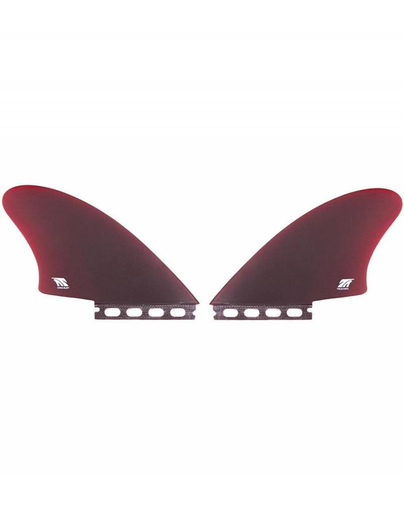 True Ames Hobie Fish Surfboard Fins - Red (Futures) 2 fins
