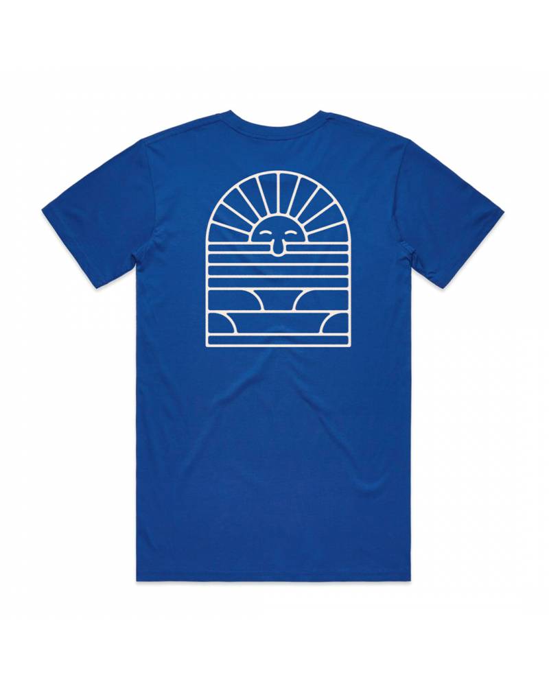 Boardcave Huey Tee - Blue - back