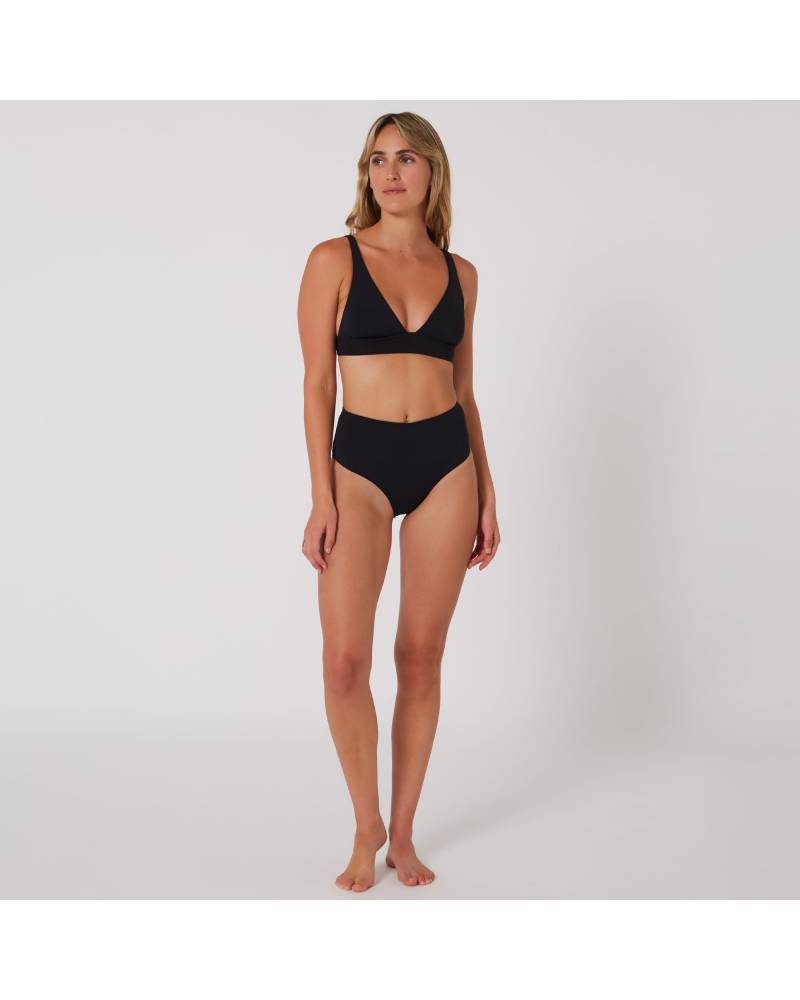 Hyams Retro High Pant Black Full Body