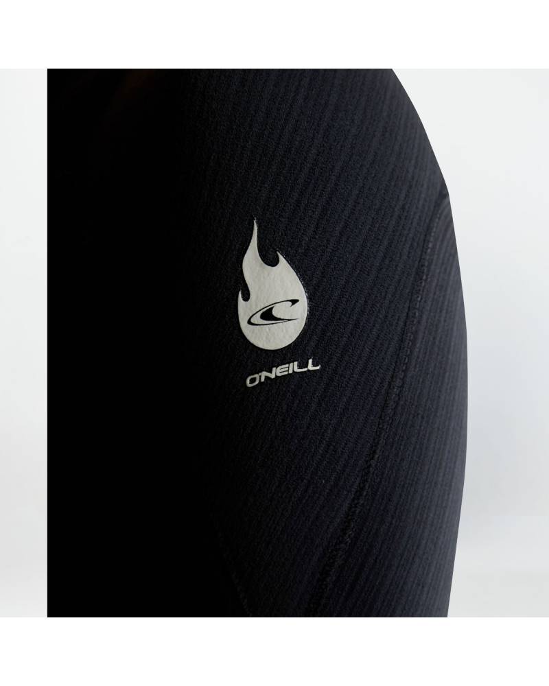 HyperFire 3/2mm Steamer Chest Zip Wetsuit - Black