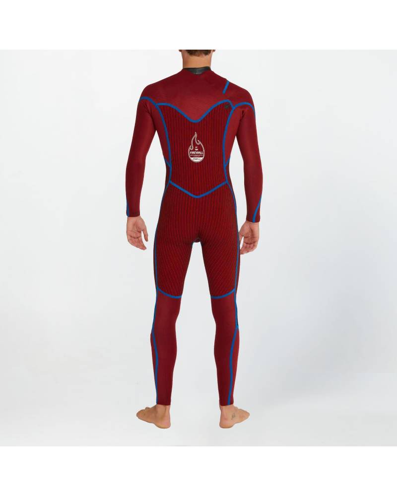 HyperFire 3/2mm Steamer Chest Zip Wetsuit - Black