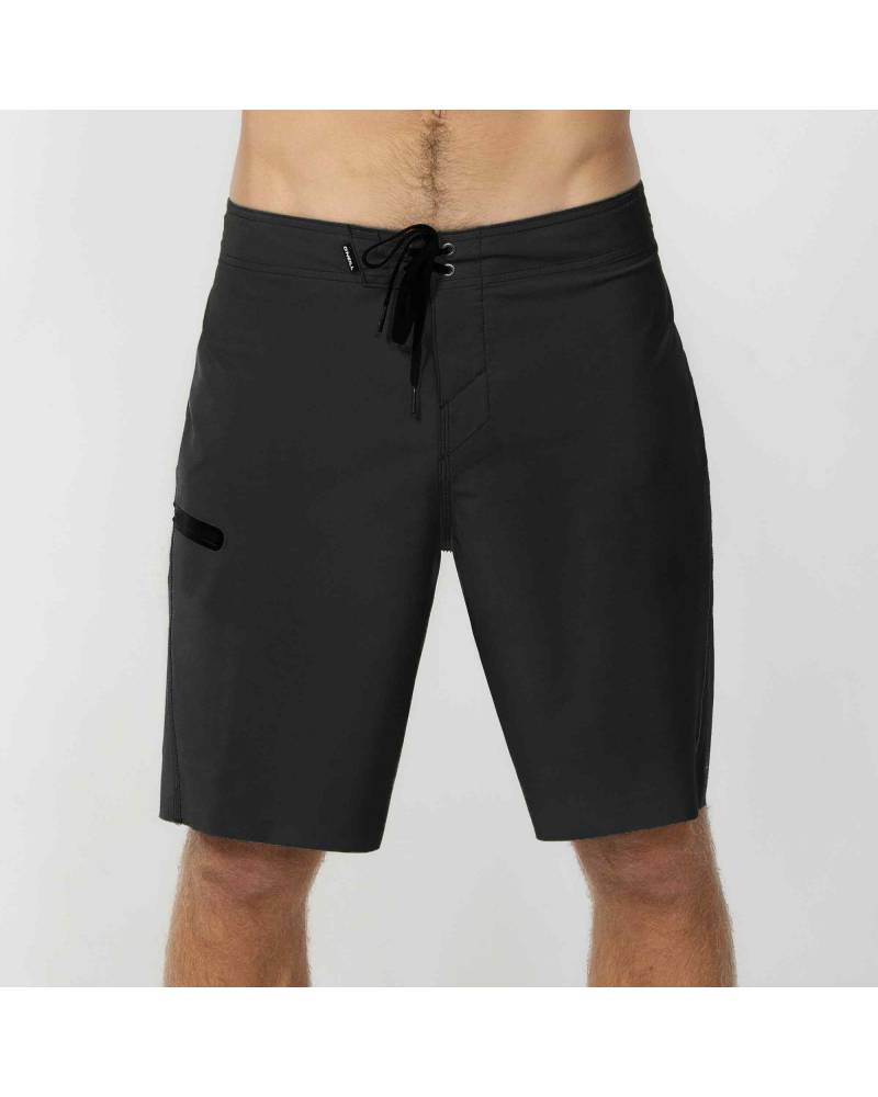 Front view of Black Boardshorts