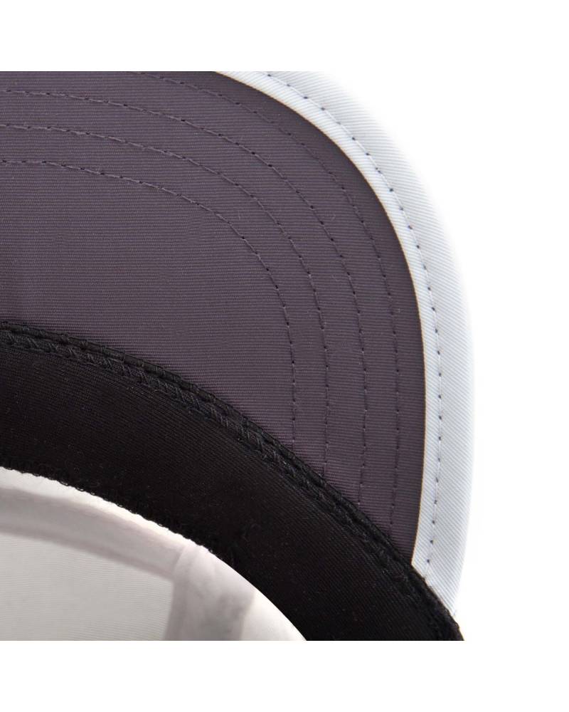 Indo 5 Panel Surf Cap - White Marle