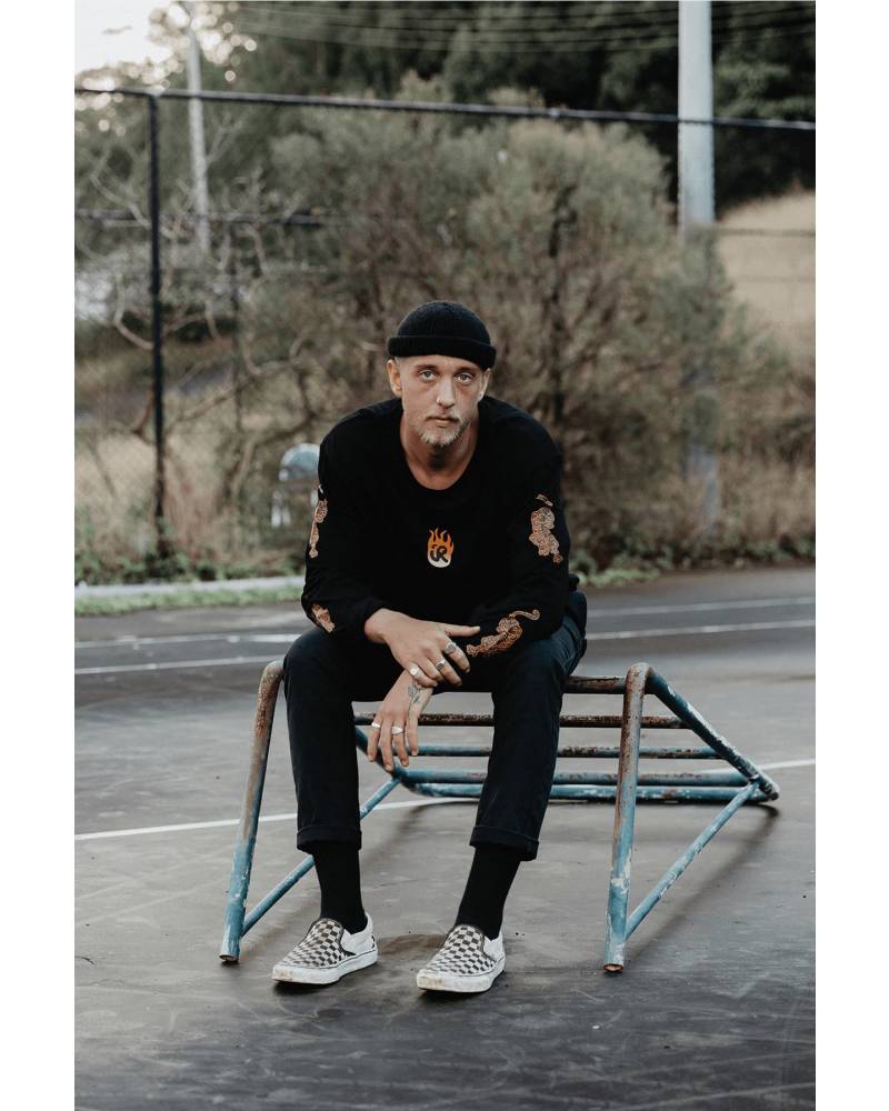 Inner Relm Bonfire Long Sleeve Hemp Tee 