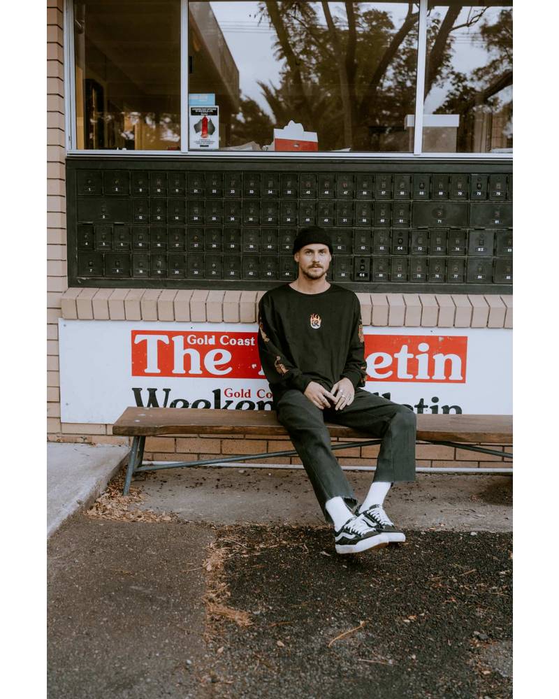 Inner Relm Bonfire Long Sleeve Hemp Tee 