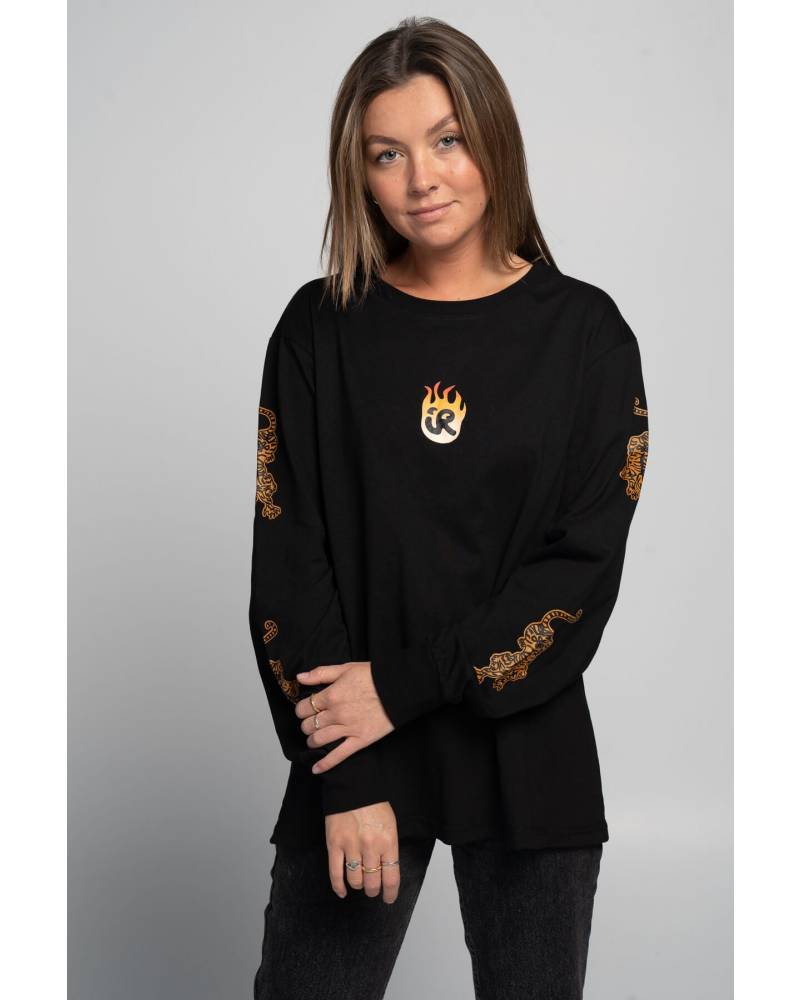 Inner Relm Bonfire Long Sleeve Hemp Tee 