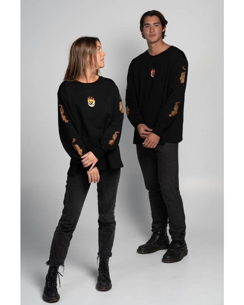 Inner Relm Bonfire Long Sleeve Hemp Tee 
