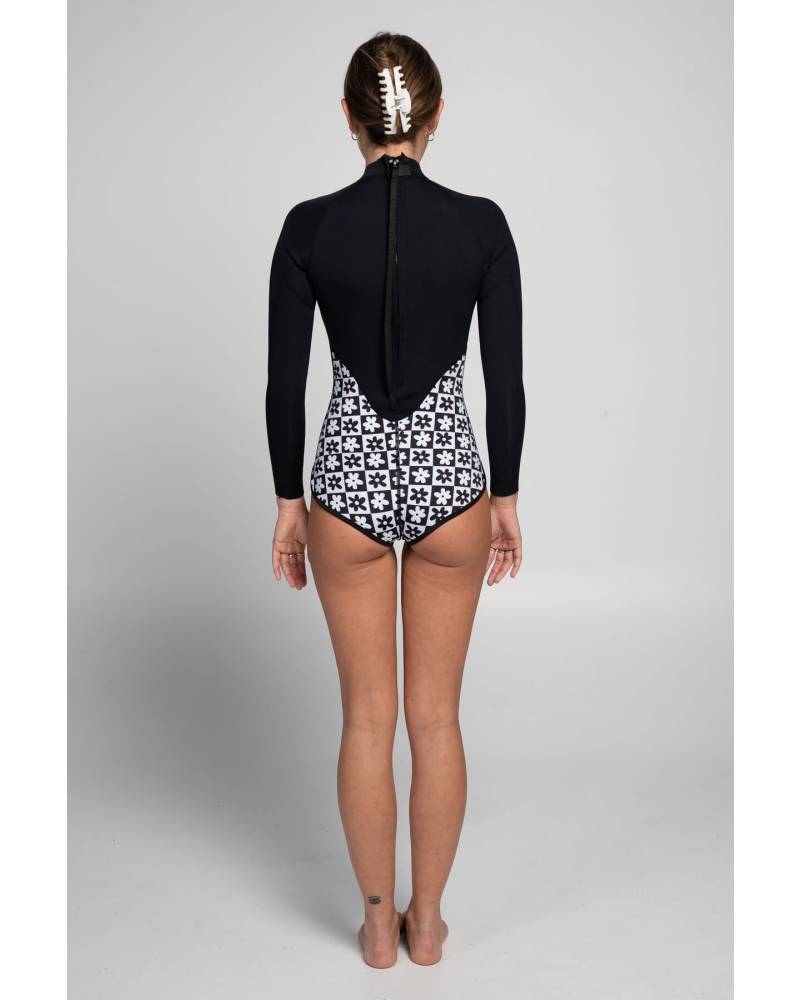 Inner Relm Daisy Venom 2mm Springsuit - Chequer back