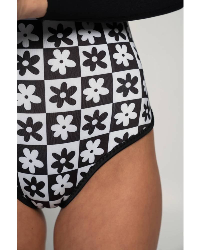 Inner Relm Daisy Venom 2mm Springsuit - Chequer bikini cut