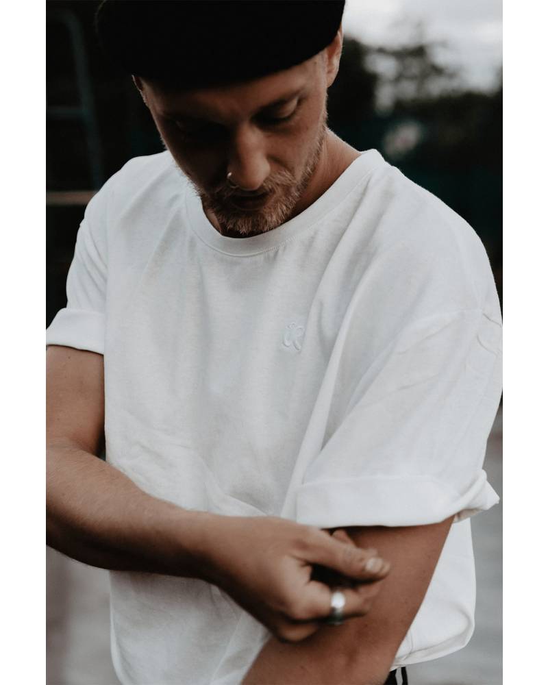 Inner Relm Suspicious Coincidence Hemp Tee sleeve