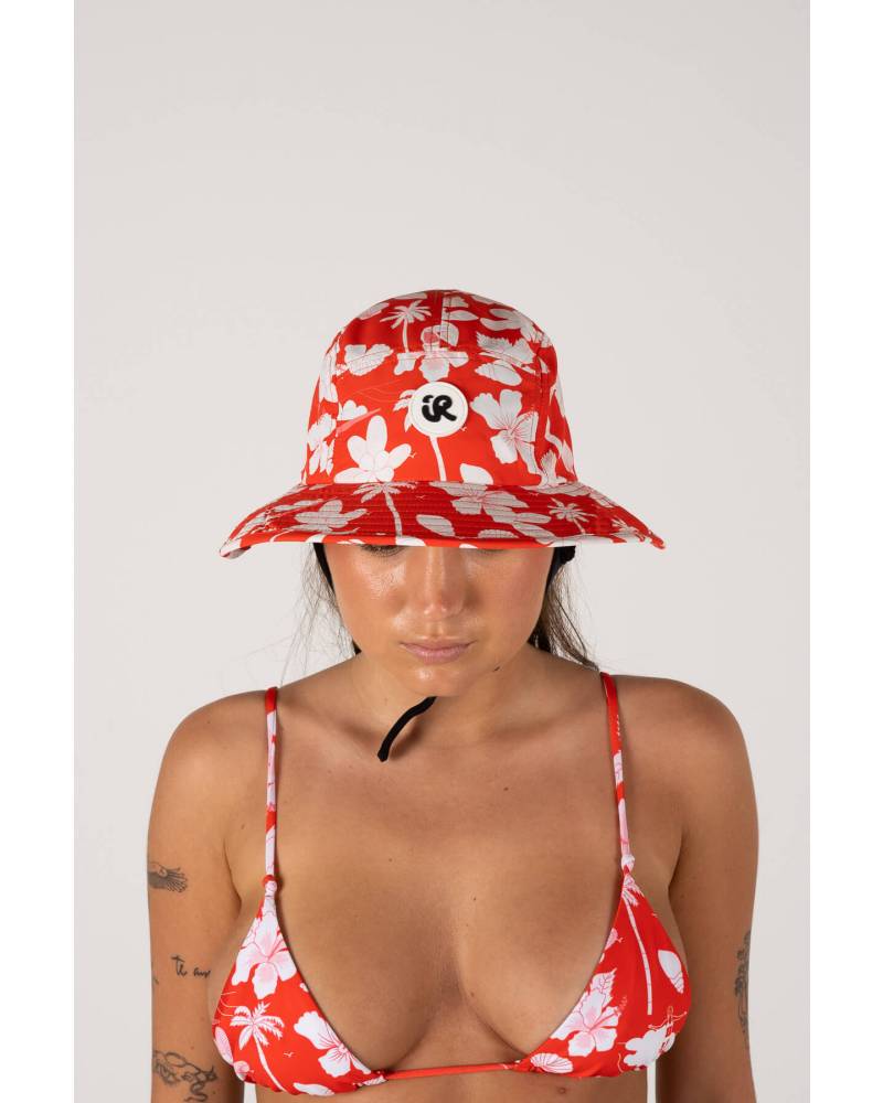 Front view of surf hat