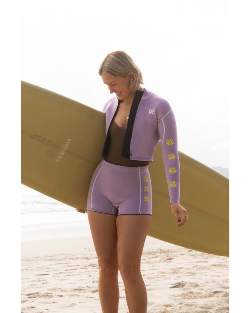 Lifestyle beach with surfboard