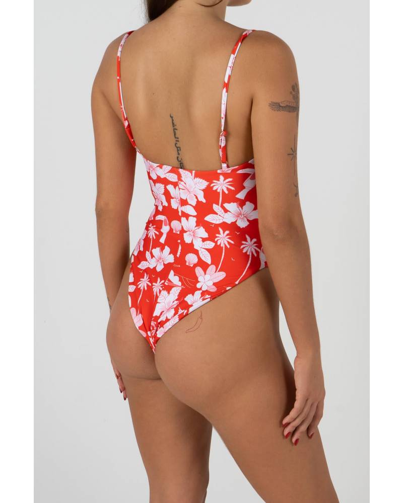 Back angle view swimsuit