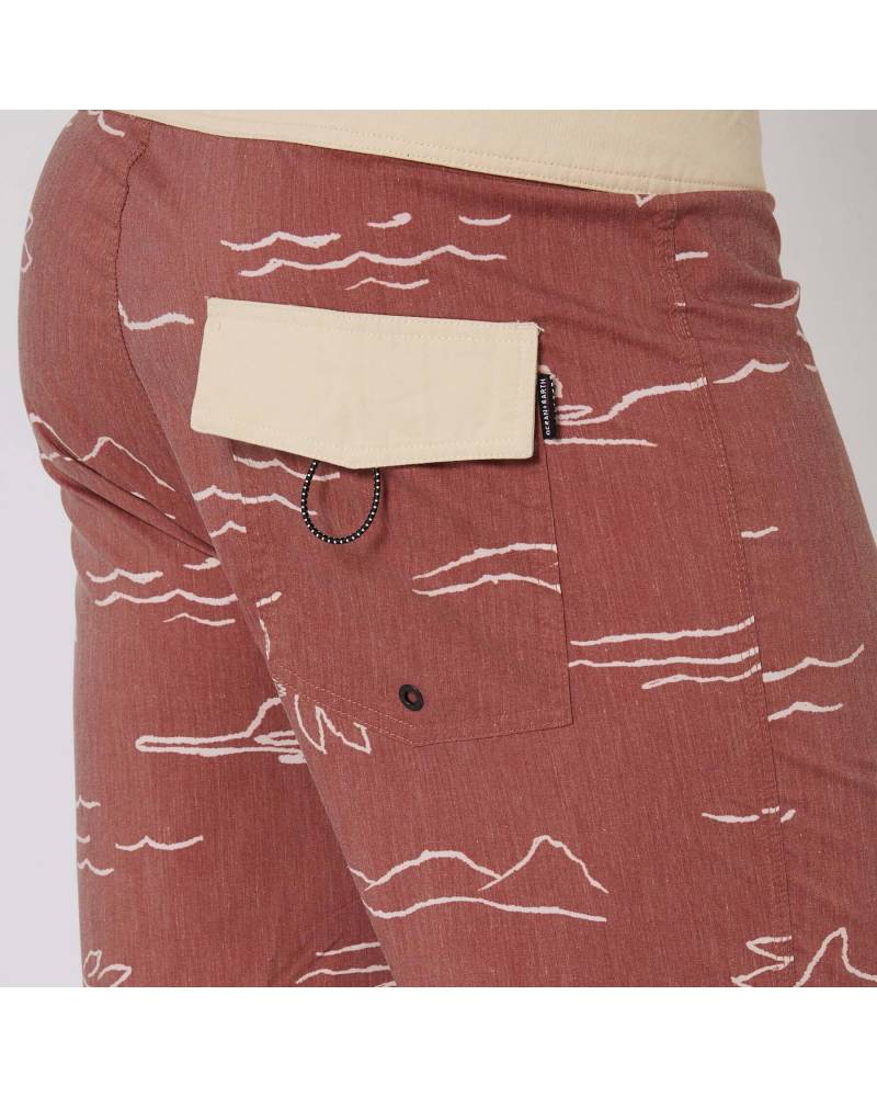 Jammer 18" Boardshort - Brick
