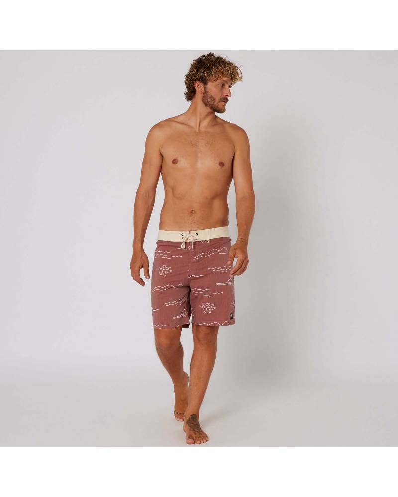 Jammer 18" Boardshort - Brick
