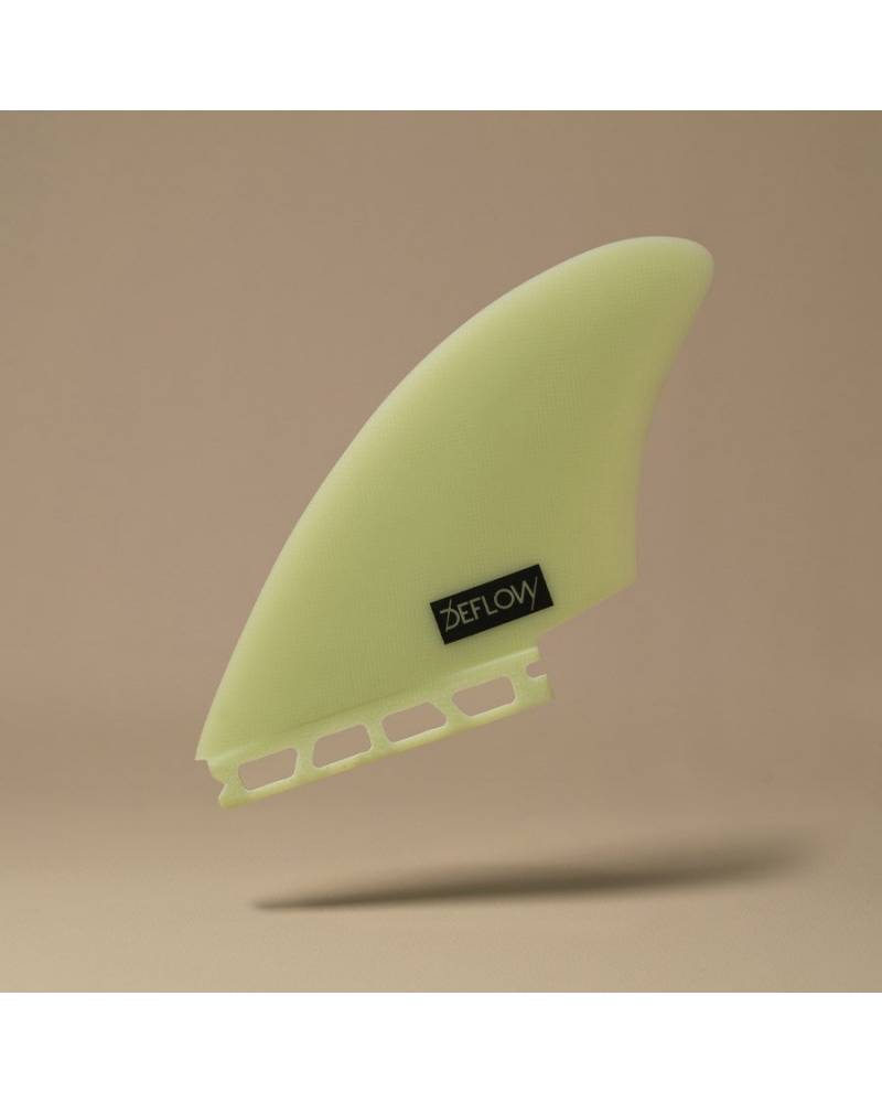 Bravosurf | DEFLOW TWIN FINS KEEL - FUTURES | White