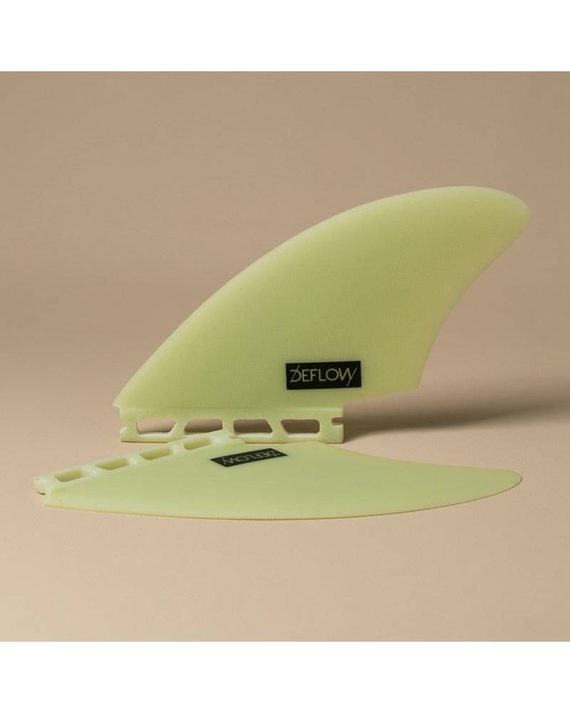 Bravosurf | DEFLOW TWIN FINS KEEL - FUTURES | White