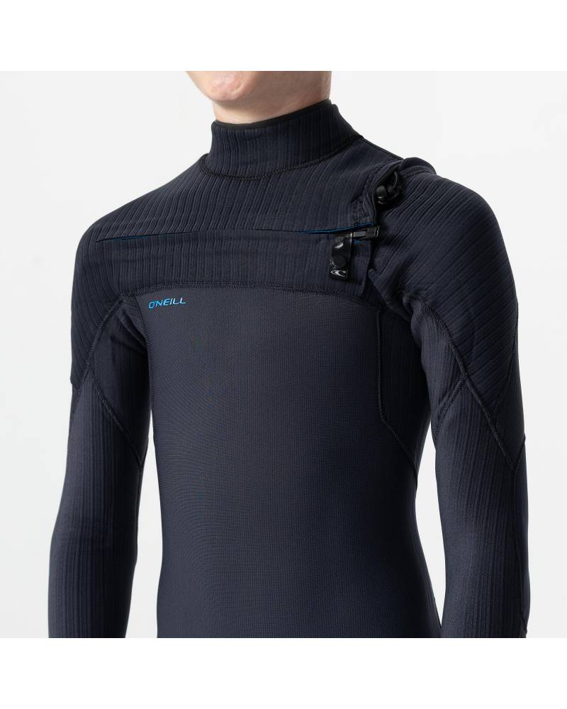 Boy's HyperFreak 4/3+ Steamer Chest Zip Wetsuit - Gunmetal